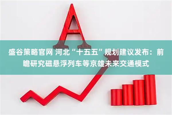 盛谷策略官网 河北“十五五”规划建议发布：前瞻研究磁悬浮列车等京雄未来交通模式